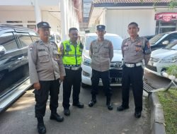Polsek Sumedang Selatan Siaga Kawal Sidang Paripurna DPRD
