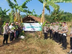 Lestarikan Negeri, Penghijauan sejak Dini, Polres Sumedang Lakukan Penanaman Seribu Pohon