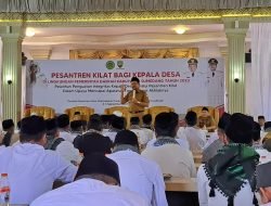 Para Kades di Sumedang Ikuti Pesantren Kilat