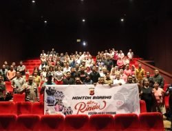 Polres Sumedang Nonton Bareng Film Aku Rindu