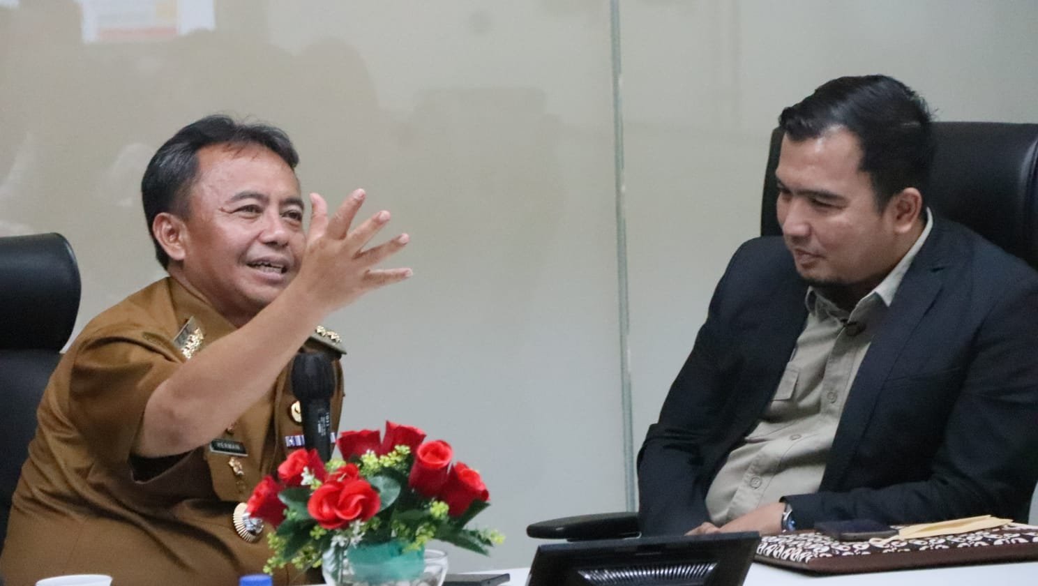 Pemerintah Daerah Kabupaten Sumedang melakukan kunjungan ke Kementerian Koordinator Bidang Kemaritiman dan Investasi Republik Indonesia di Jakarta, Senin (27/11/2023)