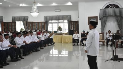 Dewan Kehormatan dan Pengurus Palang Merah Indonesia (PMI) Kabupaten Sumedang Masa Bakti 2023-2028 dilantik