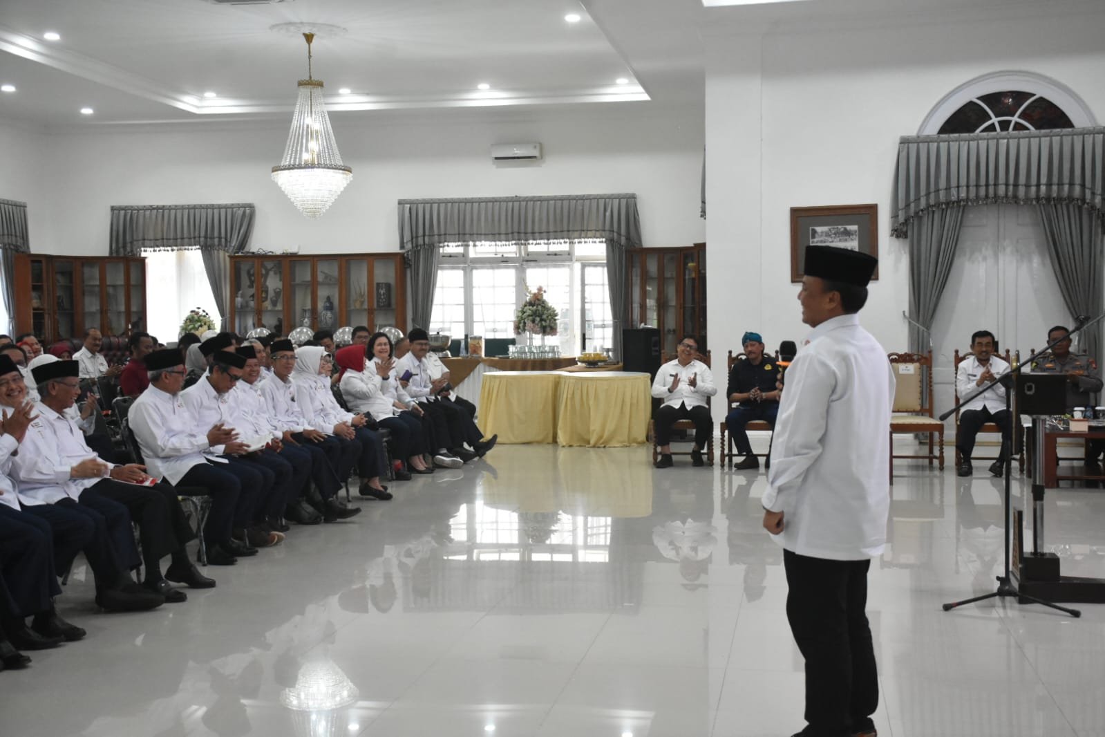 Dewan Kehormatan dan Pengurus Palang Merah Indonesia (PMI) Kabupaten Sumedang Masa Bakti 2023-2028 dilantik