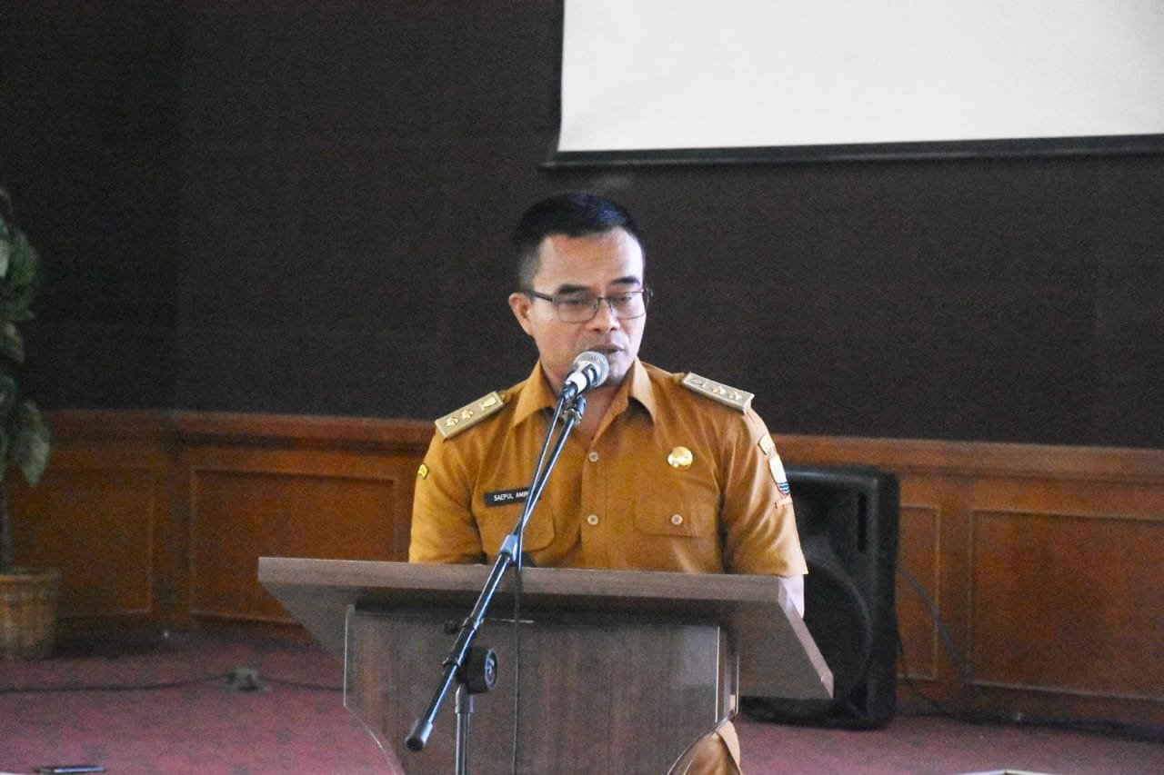 Kabag Kesra pada Setda Kabupaten SUmedang Saeful Amin