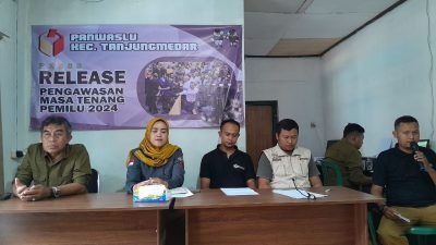 Panwaslu Tanjungmedar Perketat Pengawasan di Masa Tenang Pemilu 2024