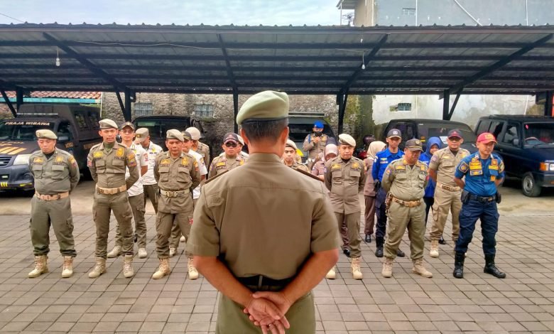 Apel pagi Satpol PP Sumedang