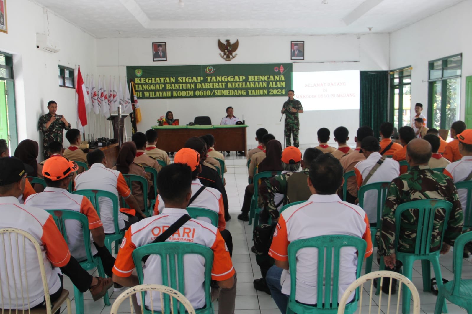 Kodim 0610/Smd Menggelar Kegiatan Sigap Tanggap Bencana