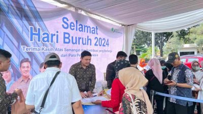 Peringati May Day 2024, BPJS Ketenagakerjaan Sumedang Gelar Bakti Sosial