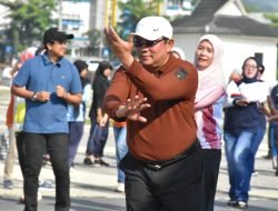 Pj Bupati Sumedang Gelar Senam Bersama ASN untuk Jaga Kekompakan