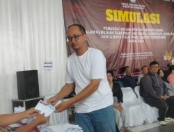 KPU Sumedang Gelar Simulasi Pemungutan dan Perhitungan Suara Pilkada 2024 dengan Melibatkan 583 Pemilih