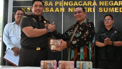 Kelebihan Bayar Proyek PUTR Rp 754 Juta Dikembalikan ke Kas Daerah