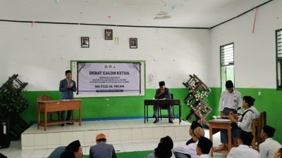Pembelajaran Demokrasi, MA Plus Al Hikam Adakan Debat Kandidat Ketua IPNU-IPPNU