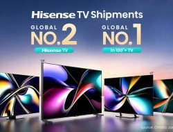 Hisense TV Pertahankan Peringkat No.2 Global pada Tahun 2024 dan Pimpin Pasar TV 100 Inci di Seluruh Dunia