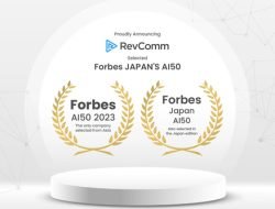 RevComm Terpilih dalam “Forbes JAPAN’S AI 50”