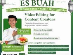 MAXY Academy Dorong Kreator Konten Kuasai Editing Video Lewat Workshop Interaktif Gratis