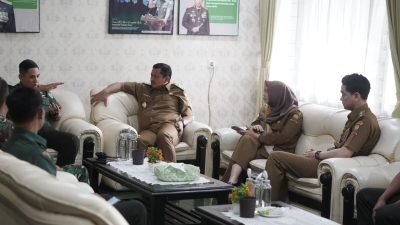 Bupati dan Wabup Sumedang Silaturahmi dengan Dandim 0610