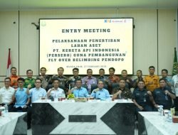 KAI Divre III Palembang Gandeng Kejati Sumsel Percepat Rencana Pembangunan Flyover di Kabupaten Muara Enim