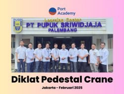 Tingkatkan Kompetensi, PT Pupuk Sriwidjaja Gandeng Port Academy Adakan Pelatihan Operator Crane