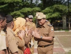 Bupati Pimpin Apel Gabungan Pasca Libur Idul Fitri 1446 H