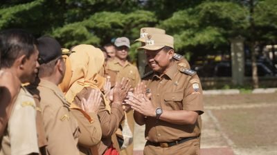 Bupati Pimpin Apel Gabungan Pasca Libur Idul Fitri 1446 H