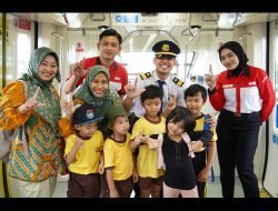 Partisipasi Wujudkan Pendidikan Bermutu, KAI Rutin Lakukan Edutrain di LRT Jabodebek