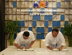 Tingkatkan Sinergitas, KAI Daop 8 Surabaya Teken MoU Dengan Sekretaris DPRD Provinsi Jawa Timur