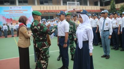 Kodim 0610/Sumedang Kawal MPLS Panca Waluya: “Cetak Pejuang, Bukan Generasi Rebahan!”