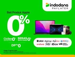 Indodana PayLater Permudah Pembelian Produk Apple dengan Promo Triple Zero