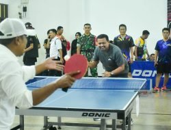248 Atlet Ikuti Kejuaraan Tenis Meja Piala Bupati Sumedang 2025