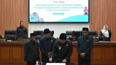 DPRD Sahkan Perda APBD Perubahan 2025