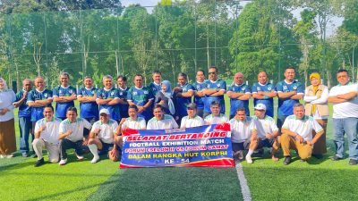 HUT Korpri ke-54: Silaturahmi dan Olahraga di Lapang Mini Soccer Cikandung