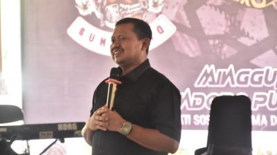 Bupati Sumedang Dorong Kemandirian Ojol, Beri Doorprize dan Latihan Kerja untuk Keluarga Anggota POS