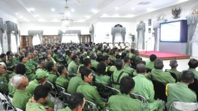 Linmas Disebut Garda Terdepan Keamanan Desa