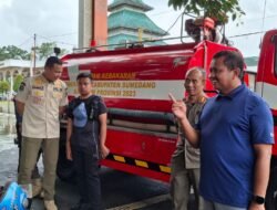 Sehari Jelang Ramadan, Alun-alun Sumedang Dibersihkan