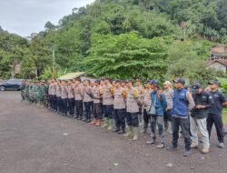 Sinergi TNI-Polri Siaga Longsor di Citengah