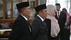 Bupati Dony Lantik Tiga Pejabat Eselon II di Sumedang