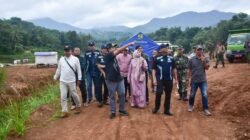 Bupati Dony Tinjau Penanganan Bendung Cihamerang