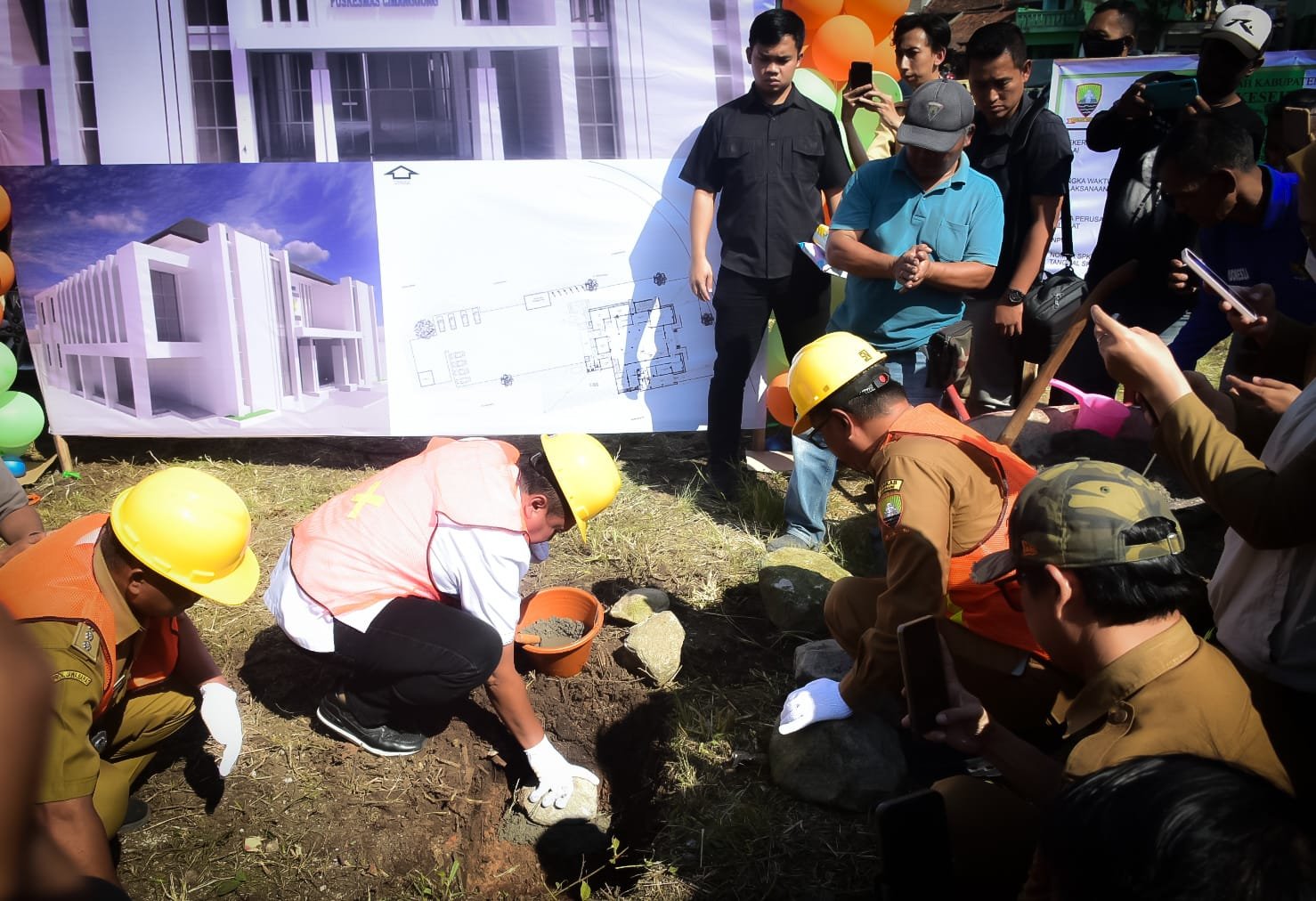 Groundbreaking Puskesmas Cimanggung