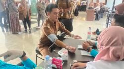 Cek Kesehatan Gratis Warnai Gebyar Legalitas UMKM Sumedang, Puskesmas Ganeas Hadir Layani Peserta