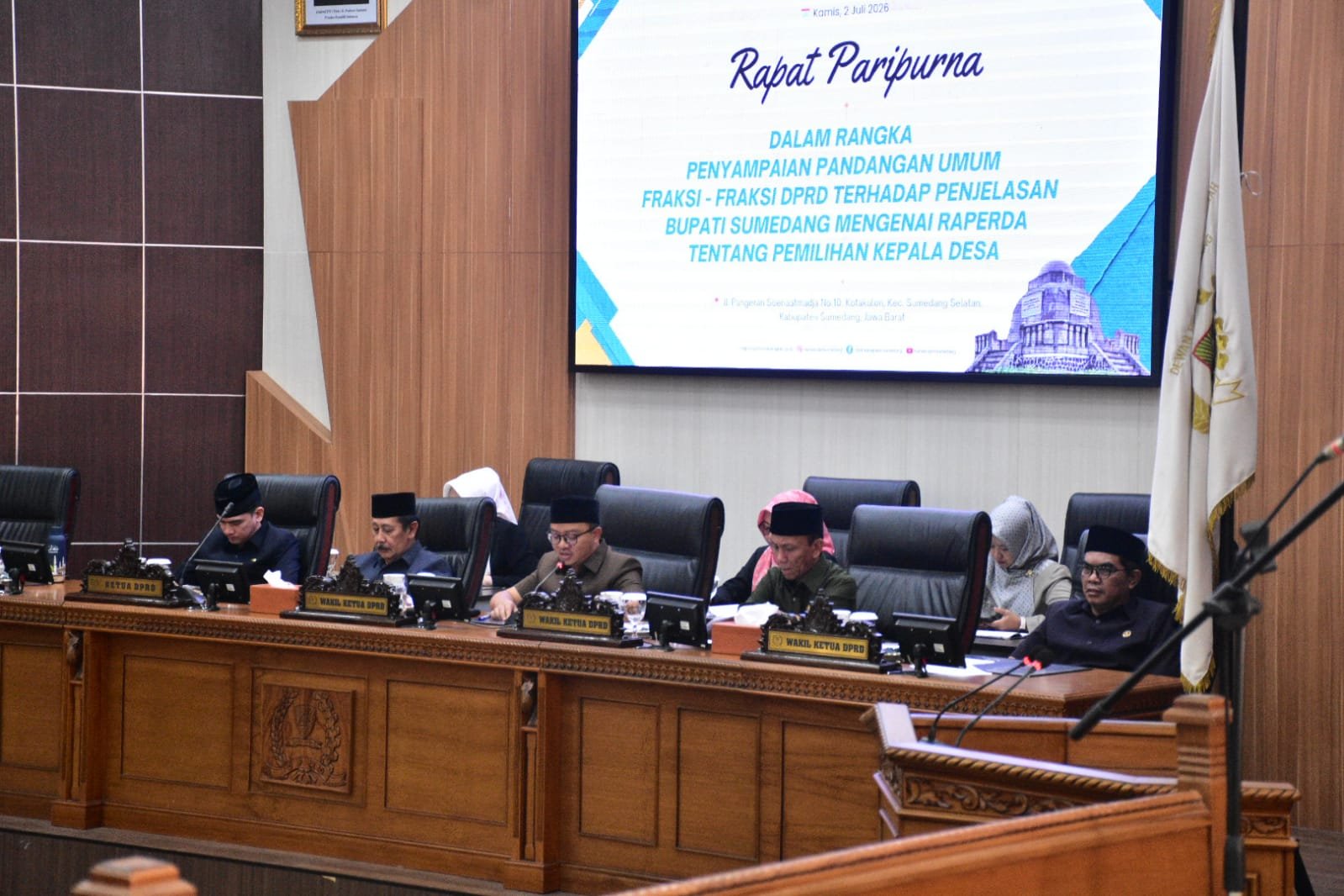 DPRD Sumedang Raperda Pilkades