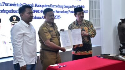 Pemkab Sumedang Salurkan Rp2 Miliar untuk Partai Politik