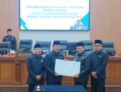 DPRD Sumedang Sahkan Dua Raperda Strategis, Atur P2APBD 2025 dan Pemilihan Kepala Desa
