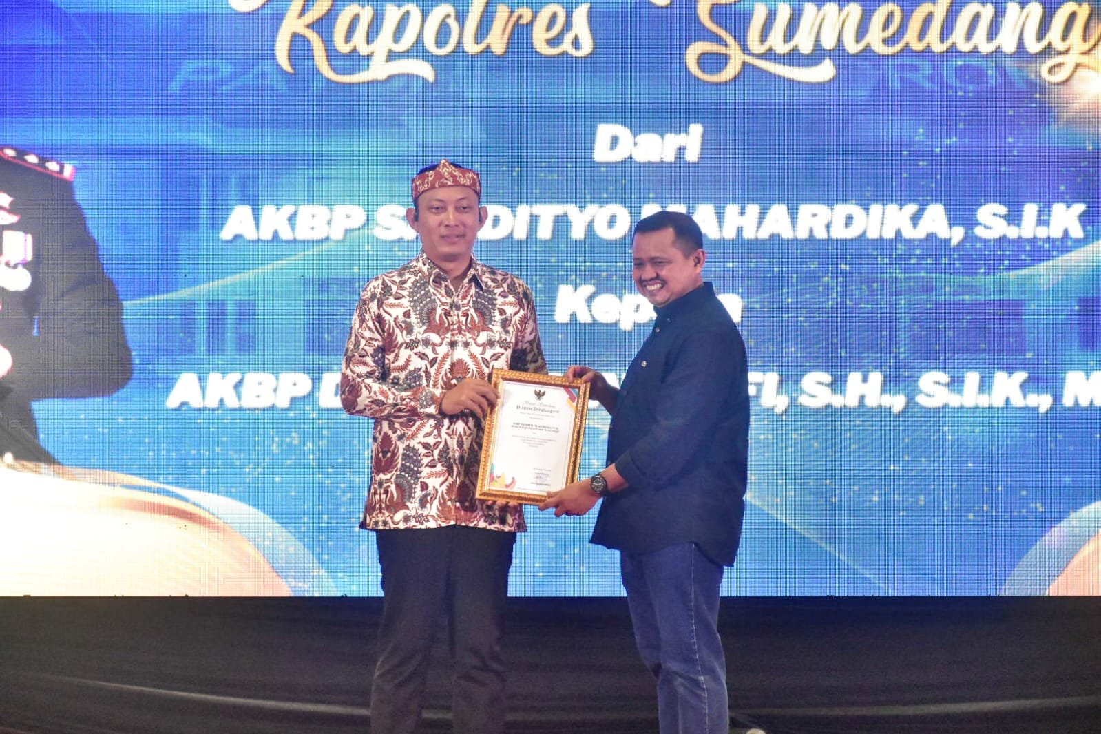 Bupati Dony Kenang Inovasi AKBP Sandityo di Sumedang