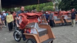 Tukang Becak Sumedang Bersiap Pakai Becak Listrik, Bupati Dony Tekankan Pelayanan Someah
