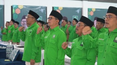 Ratusan Kader Hadiri Orientasi Politik, Pengukuhan Pengurus dan Muskercab DPC PKB Sumedang